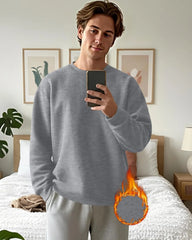 3 Pack Mens Long Sleeve Thermal Shirts Crew Neck Tops