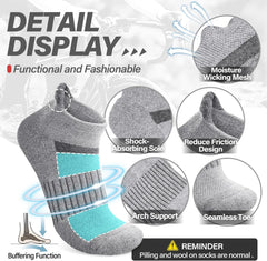Anlisim Merino Wool Ankle Running Hiking Socks for Women and Men