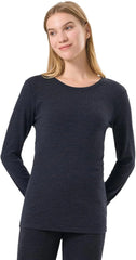 100% Merino Wool Base Layer Women Soft Thermal Long Sleeve Everyday Shirt