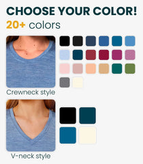 100% Merino Wool Shirt Women - Short Sleeve Tee Base Layer Top Undershirt | Lightweight, Breathable Merino Wool T-Shirt, Naturally Odor-Resistant, Soft, Moisture-Wicking, Hiking, Outdoor