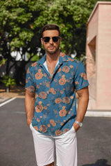 COOFANDY Men's Linen Shirts Short Sleeve Casual Shirts Button Down Shirt for Men Beach Summer Wedding Shirt