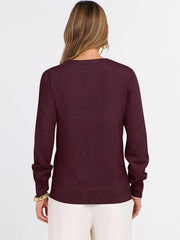 ANRABESS Women’s Fall Long Sleeve V Neck Light Sweaters