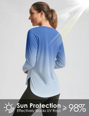 G Gradual Women's Sun Shirts UPF 50+ Long Sleeve Workout Hiking Tops