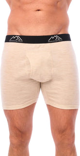 100% Merino Wool Underwear Mens - 1-2 Pack Boxer Briefs for Men 17.5um