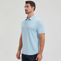 netdraw Men's Ultra Soft Bamboo Viscose Polo Curved Hem S-3XL