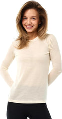 100% Merino Wool Base Layer Women - Thermal Merino Wool Shirt Women