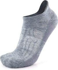 Busy Socks Merino Wool Compression Support Ankle Running Hiking Socks for Men Women, Soft Thick Cushion Tab Socks 3/6 Pairs