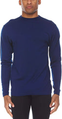 100% Merino Wool - Men's Long Sleeve Crew Shirt - Thermal Base Layer