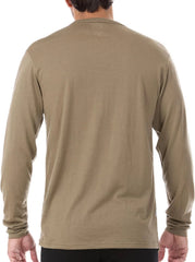 100% Merino Wool - Men's Long Sleeve Crew Shirt - Thermal Base Layer