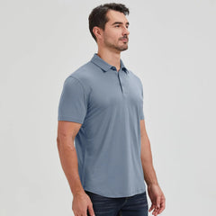netdraw Men's Ultra Soft Bamboo Viscose Polo Curved Hem S-3XL