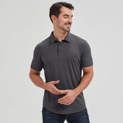 netdraw Men's Ultra Soft Bamboo Viscose Polo Curved Hem S-3XL