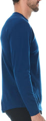 100% Merino Wool - Men's Long Sleeve Crew Shirt - Thermal Base Layer