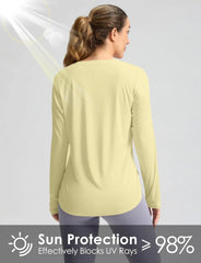 G Gradual Women's Sun Shirts UPF 50+ Long Sleeve Workout Hiking Tops