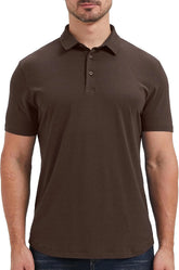netdraw Men's Ultra Soft Bamboo Viscose Polo Curved Hem S-3XL