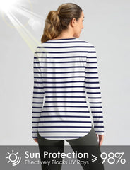 G Gradual Women's Sun Shirts UPF 50+ Long Sleeve Workout Hiking Tops