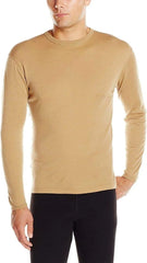 100% Merino Wool - Men's Long Sleeve Crew Shirt - Thermal Base Layer