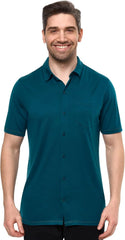100% Merino Wool Button Up Shirt Men - Long & Short Sleeve Breathable