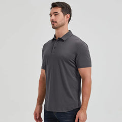 netdraw Men's Ultra Soft Bamboo Viscose Polo Curved Hem S-3XL