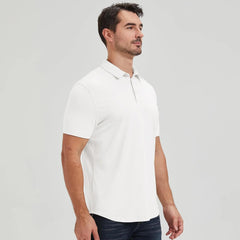 netdraw Men's Ultra Soft Bamboo Viscose Polo Curved Hem S-3XL