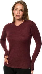 100% Merino Wool Base Layer Women - Thermal Merino Wool Shirt Women