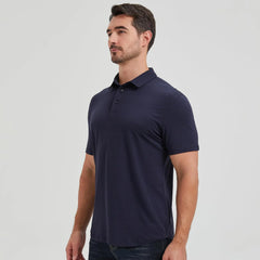 netdraw Men's Ultra Soft Bamboo Viscose Polo Curved Hem S-3XL