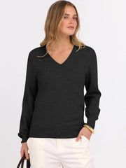 ANRABESS Women’s Fall Long Sleeve V Neck Light Sweaters