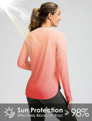 G Gradual Women's Sun Shirts UPF 50+ Long Sleeve Workout Hiking Tops