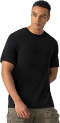 Merino Protect 100% Merino Wool V-Neck T Shirts for Men Odor Resistance Base Layer Hiking Travel T-Shirt Soft Undershirt