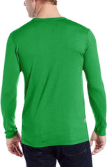 100% Merino Wool - Men's Long Sleeve Crew Shirt - Thermal Base Layer