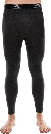 100% Merino Wool Base Layer Mens Long Johns - Thermal Underwear Bottoms