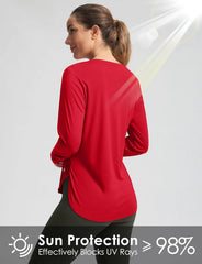 G Gradual Women's Sun Shirts UPF 50+ Long Sleeve Workout Hiking Tops