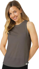 100% Merino Wool Tank Top Women - Active Sleeveless Undershirt Base Layer