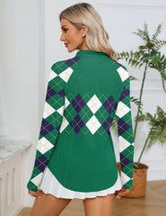 LOMON Women Long Sleeve Shirts Sun Protection 1/4 Zip Summer Quick Dry Hiking Shirts Quarter Zip Pullover for Women
