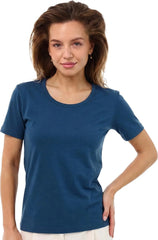 100% Merino Wool Shirt Women - Short Sleeve Tee Base Layer Top Undershirt