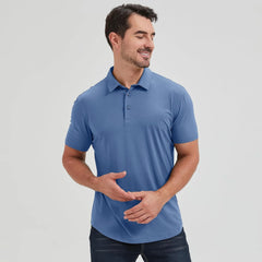 netdraw Men's Ultra Soft Bamboo Viscose Polo Curved Hem S-3XL