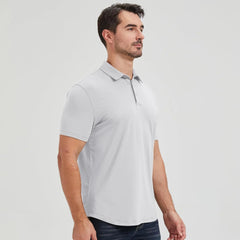 netdraw Men's Ultra Soft Bamboo Viscose Polo Curved Hem S-3XL