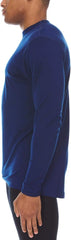 100% Merino Wool - Men's Long Sleeve Crew Shirt - Thermal Base Layer