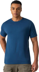 Merino Protect 100% Merino Wool V-Neck T Shirts for Men Odor Resistance Base Layer Hiking Travel T-Shirt Soft Undershirt
