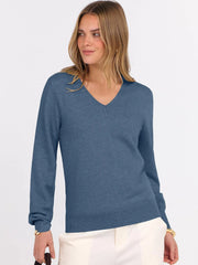ANRABESS Women’s Fall Long Sleeve V Neck Light Sweaters