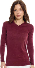 100% Merino Wool Base Layer Women - Thermal Merino Wool Shirt Women