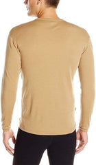 100% Merino Wool - Men's Long Sleeve Crew Shirt - Thermal Base Layer