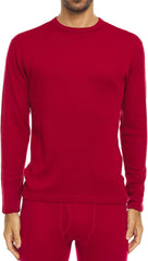 100% Merino Wool - Men's Long Sleeve Crew Shirt - Thermal Base Layer