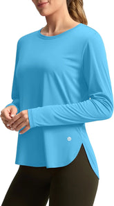 G Gradual Women's Sun Shirts UPF 50+ Long Sleeve Workout Hiking Tops