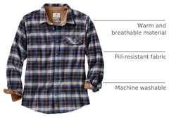 Legendary Whitetails Mens Flannel Long Sleeve Button Down 100% Cotton Shirt