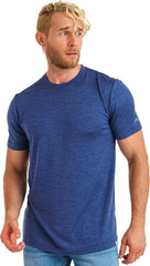 100% Merino Wool T-Shirt Men - Short Sleeve Undershirt Base Layer Top