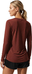 Merino Wool Shirt Women Lightweight Breathable Basic Tees Long Sleeve Sun Protection Shirts