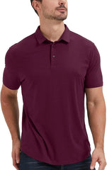 netdraw Men's Ultra Soft Bamboo Viscose Polo Curved Hem S-3XL