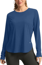 G Gradual Women's Sun Shirts UPF 50+ Long Sleeve Workout Hiking Tops