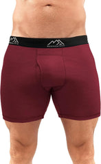 100% Merino Wool Underwear Mens - 1-2 Pack Boxer Briefs for Men 17.5um