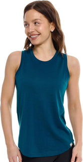 100% Merino Wool Tank Top Women - Active Sleeveless Undershirt Base Layer